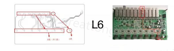 根據(jù)客戶端提供的信息，確認(rèn)為L(zhǎng)6層光口8與芯片8之間的兩條差分阻抗線調(diào)試不通-深圳宏力捷