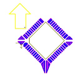 OFP和PLCC型集成塊如采用紅膠工藝過(guò)波峰,需采用斜角45度方式擺放，且每邊的最后一個(gè)引腳均需添加盜錫焊盤(pán)