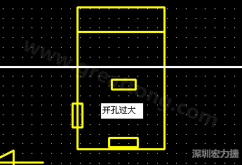 PCB設(shè)計(jì)時(shí)后焊元件焊盤開孔過大容易使焊錫流進(jìn)插座造成短路。