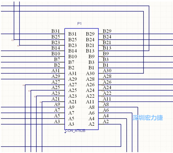 雙擊 1.SchDoc，文件可以被正常打開，下圖是其中的一部分：