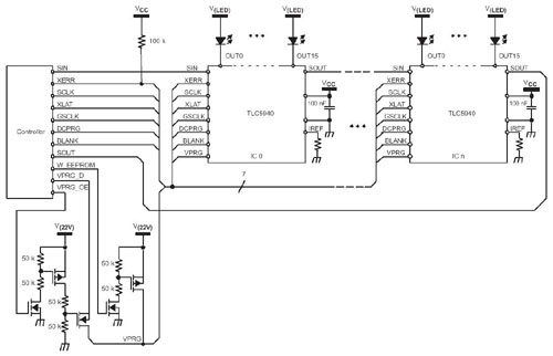 可改善散熱設(shè)計的 TLC5940 串接應(yīng)用范例參照