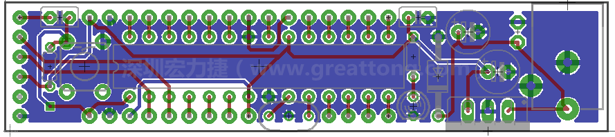 以上就是布線的所有步驟了。接下來就只剩下絲?。╯ilk-screen）、建立Gerber檔跟drill檔和送去印刷電路板廠制作的步驟。