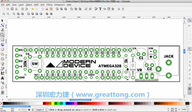 既然你有一個以電路板為背景的清晰影像了，使用向量工具將要絲印的圖像畫在上面吧，下面有一個例子。